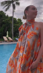 Silk Sundowner Maxi Dress