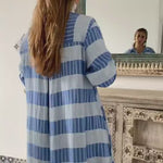 Striped Short Dress