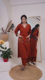 Gamthi Cotton Kurta & Plazzo Set (4 Colors)